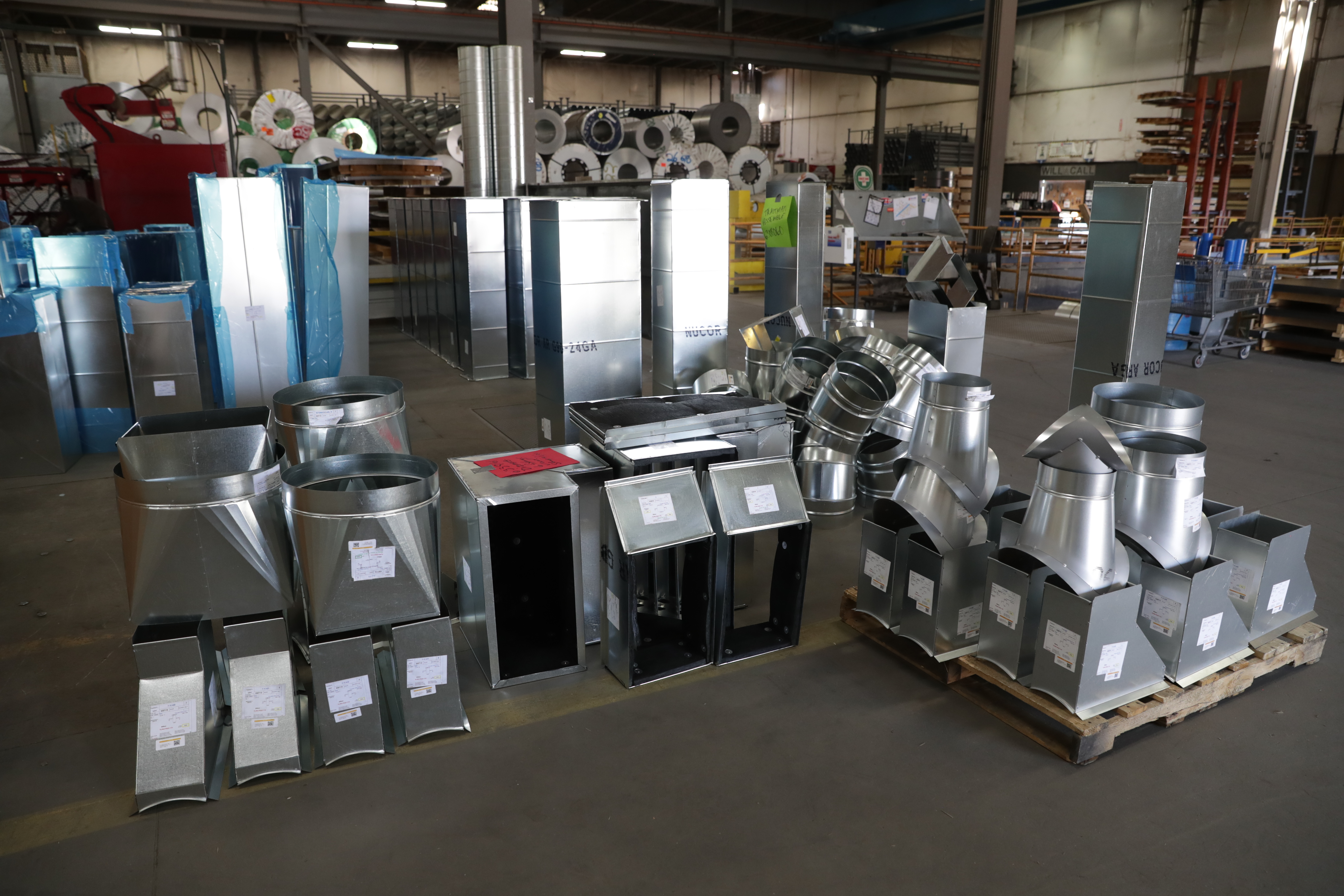 Sheet Metal Duct Pipe And Fittings